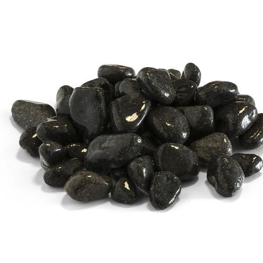 BASALT PEBBLES 10-25MM 25KG