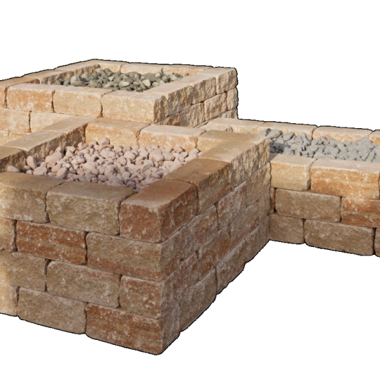 COMBIWALL UNO 30X15X12CM MONT BLANC