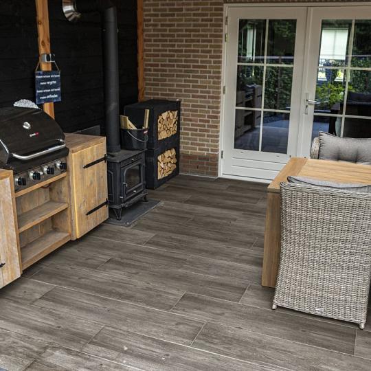 KERAM. WOODLOOK BRICOLA GREY 30X120X2CM