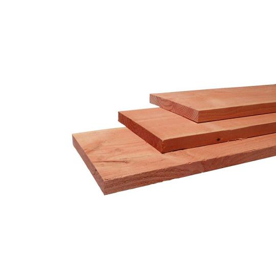 Douglas fijnbezaagde plank 1,5 x 14 x 300 cm, onbehandeld.