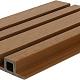 NewTechWood composiet co-extrusie wand bekleding castellation 4325 profiel, 2,5 x 19,6 x 290 cm, Red Cedar.