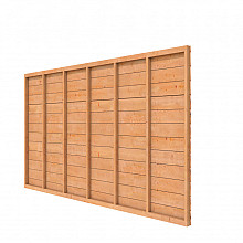 Douglas wandpakket t.b.v. enkelzijdige wand Comfort/DHZ 371x224 cm, onbehandeld.