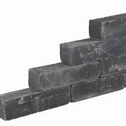 BLOCKSTONE BLACK 15X15X45CM