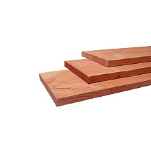 Douglas fijnbezaagde plank 1,9 x 14,5 x 180 cm, onbehandeld.