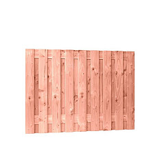 Douglas geschaafd plankenscherm 19-planks 16 mm, 180 x 130 cm, onbehandeld.