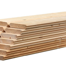 Betowood scherm vuren inclusief afdekkap 187 x 224 cm, groen geïmpregneerd.